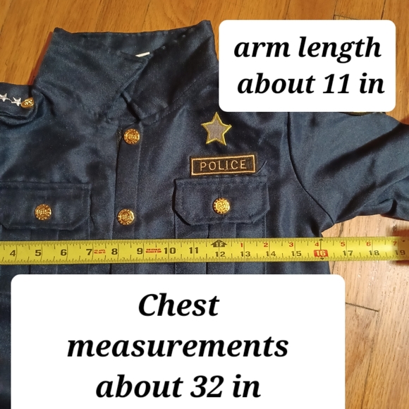 ✨️👮♂️ Cool Police Halloween Costume small(please check measurements - Picture 7 of 8